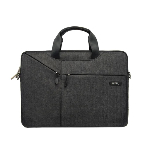 WiWU Bag Gent Business Laptop táska 15.6'' méretben fekete - 4