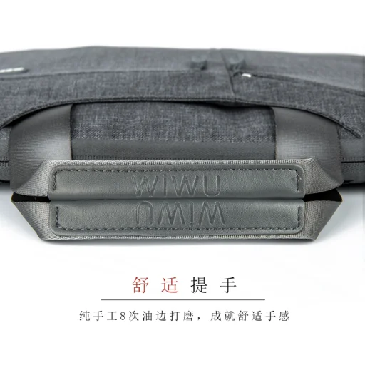 WiWU Bag Gent Business Laptop táska 15.6'' méretben fekete - 7