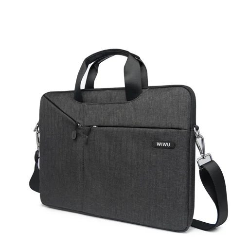 WiWU Bag Gent Business Laptop táska 15.6'' méretben fekete - 1