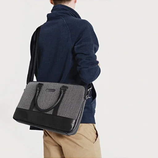 WiWU Bag London Briefcase Laptop táska 15.6'' méretben fekete - 2