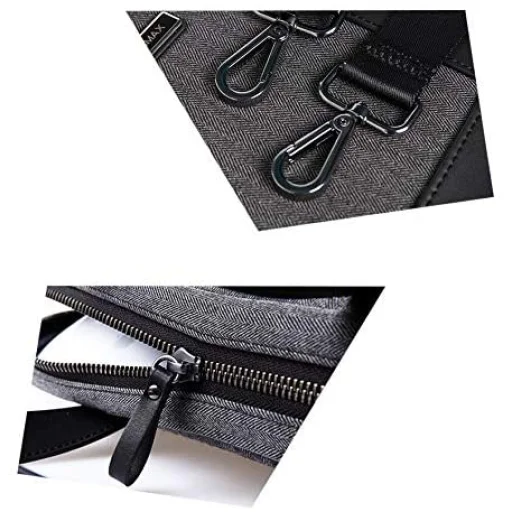 WiWU Bag London Briefcase Laptop táska 15.6'' méretben fekete - 6