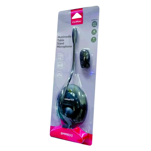 Cliptec BMM600 Asztali mikrofon Jack fekete - 2