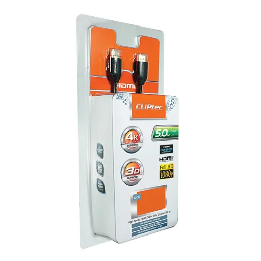 Cliptec HDMI kábel 4K * 2K OCD532 3m fekete - 3