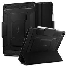 iPad Air 4 2020 / 5 2022 čierne puzdro Spigen Rugged Armor Pro (ACS02054)