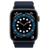 Apple Watch 4/5/6/7/8/SE/Ultra (42/44/45/49mm) Spigen Fit Lite Óraszíj Sötétkék  (AMP02287) thumbnail