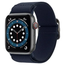 Apple Watch 4/5/6/7/8/SE/Ultra (42/44/45/49mm) Spigen Fit Lite Óraszíj Sötétkék  (AMP02287)