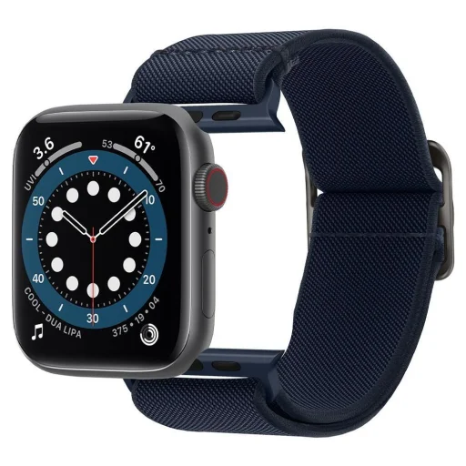 Apple Watch 4/5/6/7/8/SE/Ultra (42/44/45/49mm) Spigen Fit Lite Óraszíj Sötétkék  (AMP02287) - 2