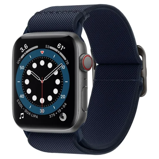 Apple Watch 4/5/6/7/8/SE/Ultra (42/44/45/49mm) Spigen Fit Lite Óraszíj Sötétkék  (AMP02287) - 1