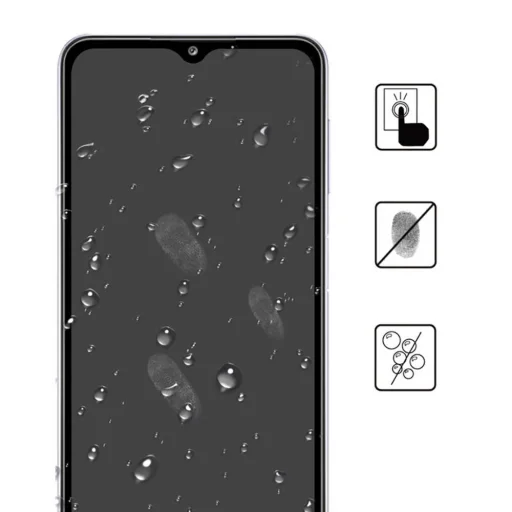 Kijelzővédő üvegfólia 5D SAMSUNG GALAXY A32 5G fekete - 8