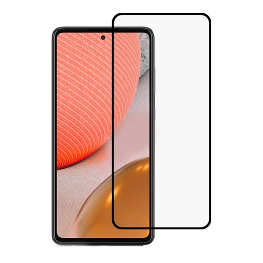 Kijelzővédő üvegfólia 5D SAMSUNG GALAXY A72 fekete - 9