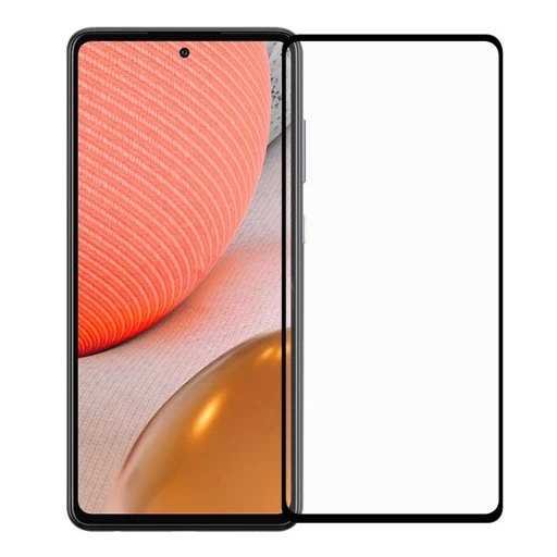Kijelzővédő üvegfólia 5D SAMSUNG GALAXY A72 fekete - 6