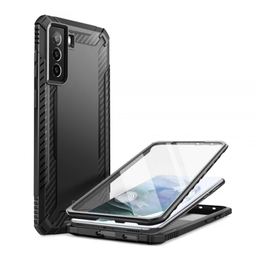 Samsung Galaxy S21 Supcase Clayco Xenon Tok Fekete - 1