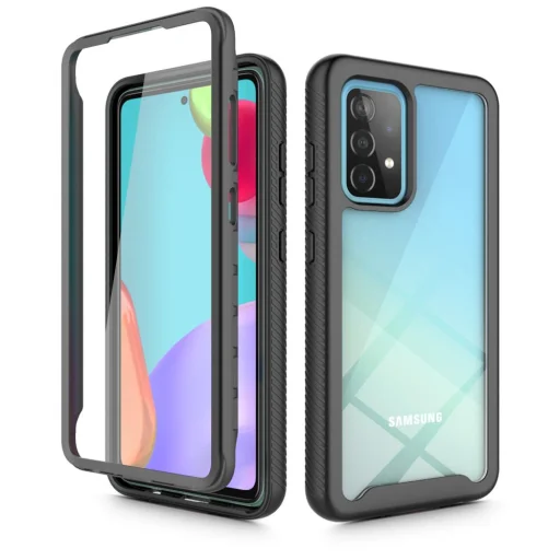 Samsung A52 LTE/ 5G Tech-protect Defense 360 Tok Fekete - 1