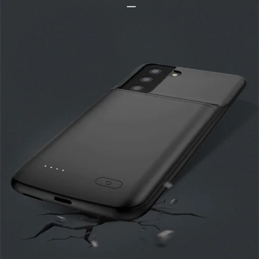 Samsung S21 Ultra Tech-Protect Powercase tok 4700mAh akkumulátorral fekete - 6