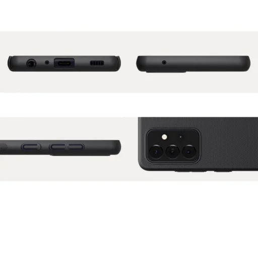 Samsung A72 fekete Nillkin Frosted Shield tok - 2