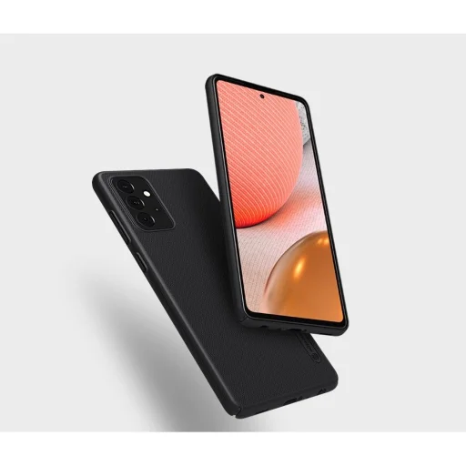 Samsung A72 fekete Nillkin Frosted Shield tok - 6