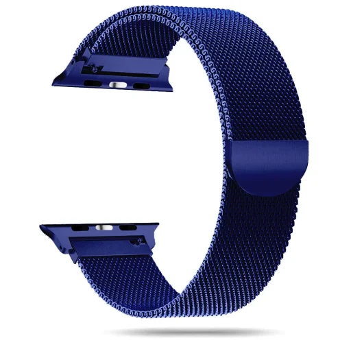 TECH-PROTECT MILANESEBAND ÓRASZÍJ APPLE WATCH 4/5/6/7/8/SE/Ultra (42/44/45/49mm) SÖTÉTKÉK - 1