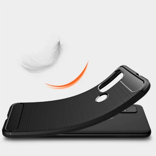 Motorola Moto G10/G30 Tech-Protect carbon mintájú TPU tok fekete - 6