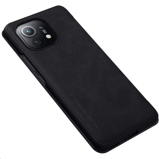 Xiaomi Mi 11 Nillkin Qin bőr fliptok fekete - 3