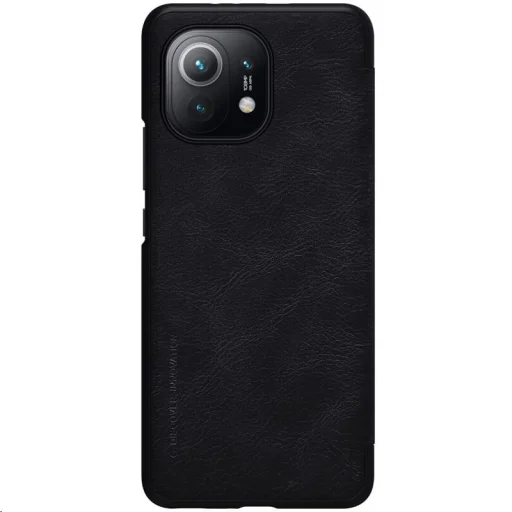 Xiaomi Mi 11 Nillkin Qin bőr fliptok fekete - 4
