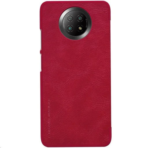 Nillkin Qin bőr fliptok Xiaomi Redmi Note 9T piros - 3