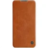 Nillkin Qin bőr fliptok Xiaomi Redmi Note 9T barna