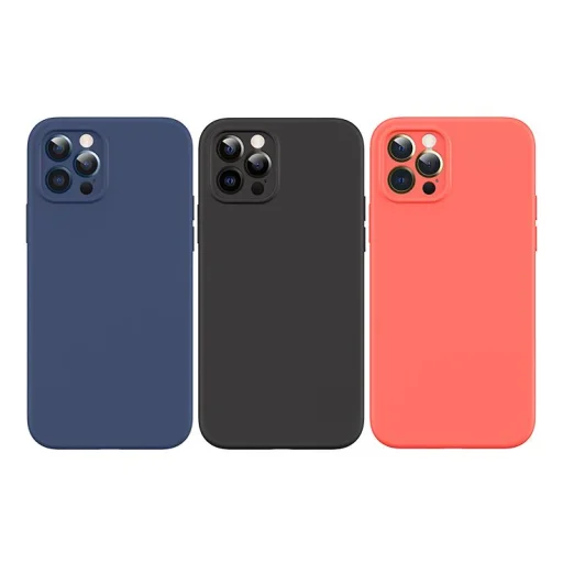 iPhone 12 Pro USAMS US-BH730 MagSafe Liquid Silicon tok narancssárga - 2