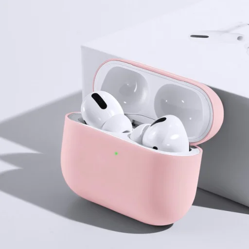 JOYROOM JR-BP597 Szilikon tok AirPods Pro 1/2 rózsaszín - 1