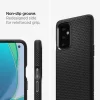 OnePlus 9 Spigen Liquid Air flexibilis TPU gél tok matt fekete (ACS02684) thumbnail