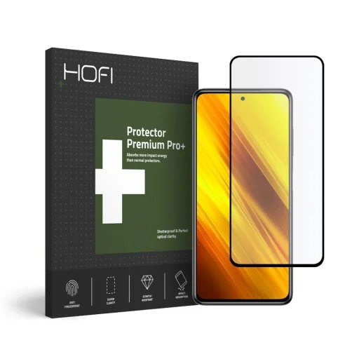 Xiaomi Poco X3 Pro/X3 NFC Hofi Glass Pro+ Hybrid temperált üvegfólia fekete - 1
