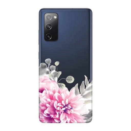 Casegadget világos virág mintás tok Samsung S20 FE - 1