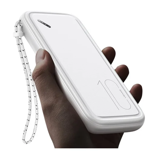 Powerbank csuklópánttal 10000mAh fehér USAMS CD150 - 2