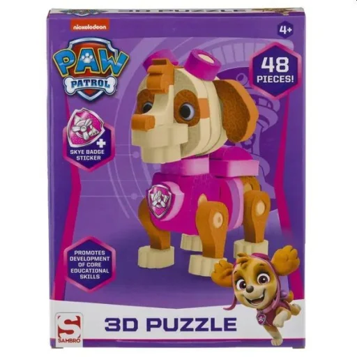 Mancs Őrjárat Skye 3D habszivacs puzzle 48 darabos 20x26cm - 1