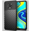 Xiaomi Redmi Note 9 Thunder fokozott védelmet biztosító flexibilis TPU tok fekete thumbnail
