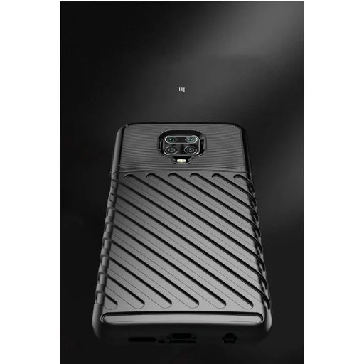 Xiaomi Redmi Note 9 Thunder fokozott védelmet biztosító flexibilis TPU tok fekete - 7