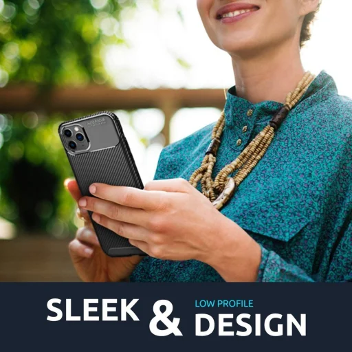 Armored szénszál mintájú TPU tok SAMSUNG GALAXY A21S fekete - 4