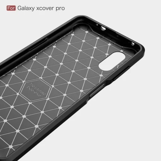 Armored szénszál mintájú TPU tok SAMSUNG GALAXY XCOVER PRO fekete - 5