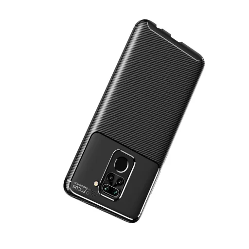 Armored szénszál mintájú TPU tok XIAOMI REDMI NOTE 9 fekete - 7