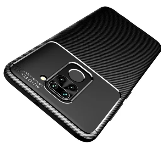 Armored szénszál mintájú TPU tok XIAOMI REDMI NOTE 9 fekete - 5