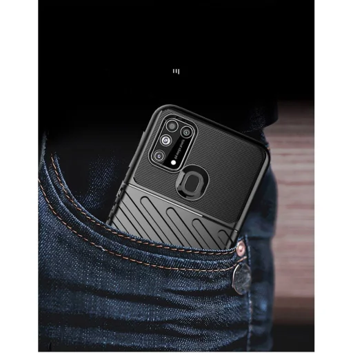 Thunder fokozott védelmet biztosító flexibilis TPU tok HUAWEI P SMART 2021 fekete - 8