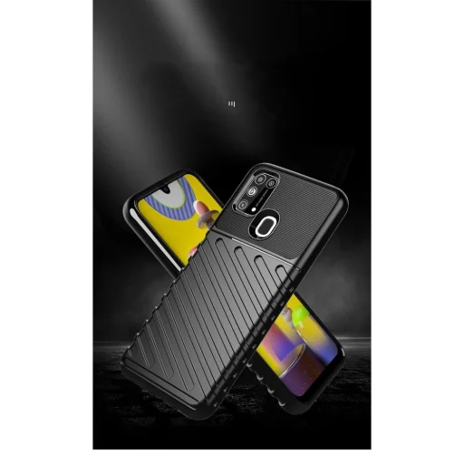 Thunder fokozott védelmet biztosító flexibilis TPU tok HUAWEI P SMART 2021 fekete - 2