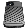 iPhone 12/ 12 Pro Thunder fokozott védelmet biztosító flexibilis TPU tok fekete thumbnail