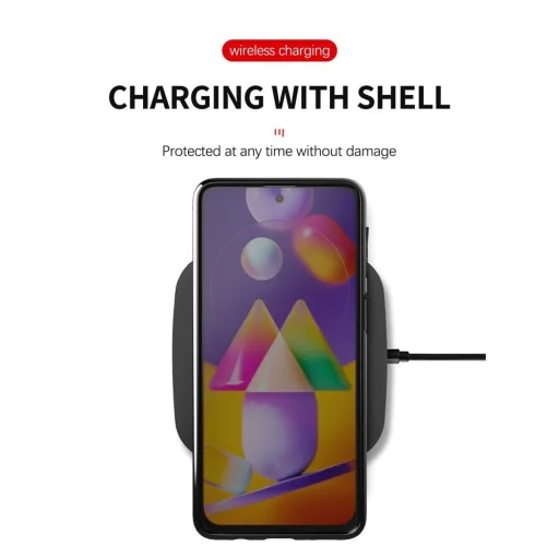 Thunder fokozott védelmet biztosító flexibilis TPU tok SAMSUNG GALAXY M31s fekete - 10