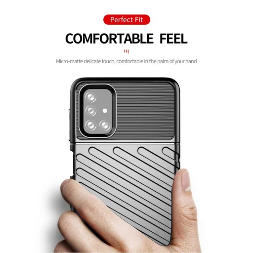 Thunder fokozott védelmet biztosító flexibilis TPU tok SAMSUNG GALAXY M31s fekete - 5