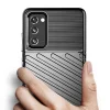 Samsung Galaxy S20 FE Thunder fokozott védelmet biztosító flexibilis TPU tok fekete thumbnail