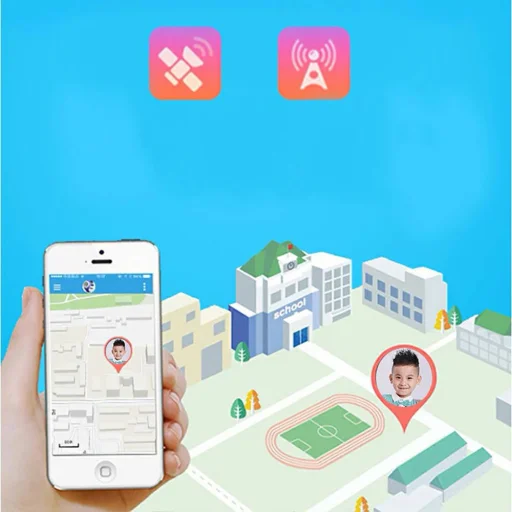 Q12 Gyerek okosóra GPS helymeghatározással pink - 8