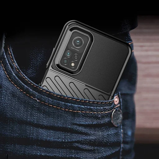 Thunder fokozott védelmet biztosító flexibilis TPU tok XIAOMI MI 10T / 10T PRO fekete - 8