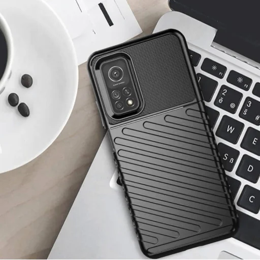 Thunder fokozott védelmet biztosító flexibilis TPU tok XIAOMI MI 10T / 10T PRO fekete - 9