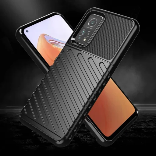 Thunder fokozott védelmet biztosító flexibilis TPU tok XIAOMI MI 10T / 10T PRO fekete - 4
