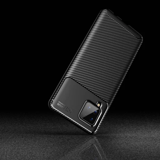 Armored szénszál mintájú TPU tok SAMSUNG GALAXY A42 5G kék - 7